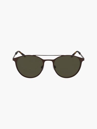 Calvin Klein Táskák & Kiegészítők HU464296 | Calvin Klein Round Férfi Napszemüveg Sötét Barna